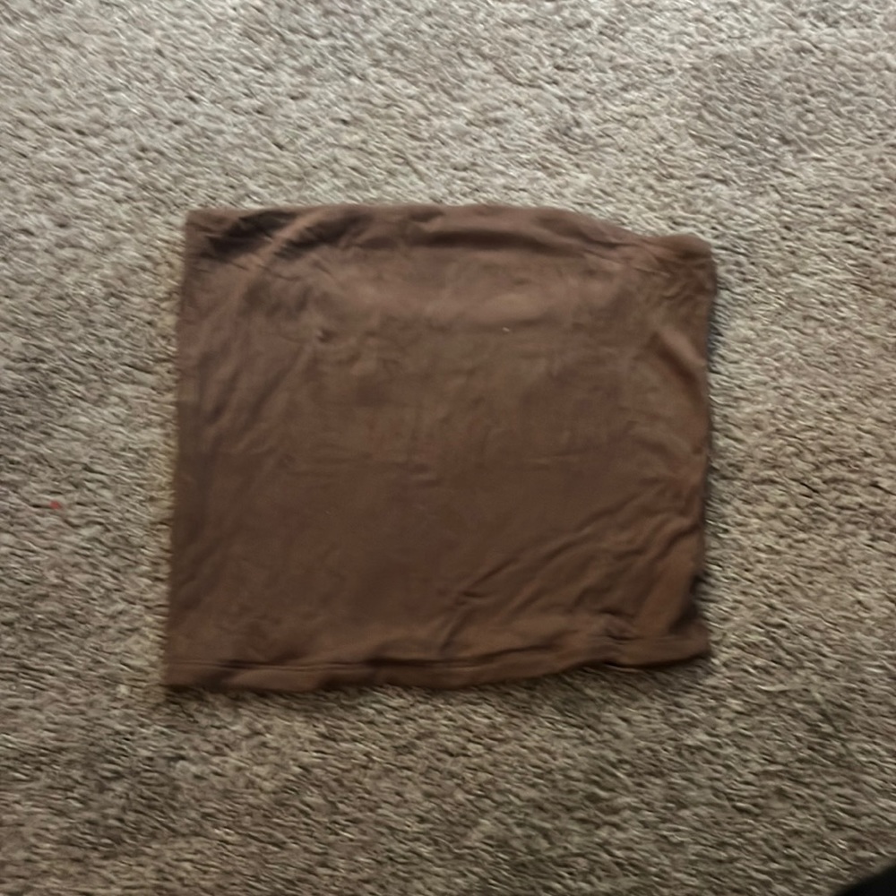 Brown tube top!